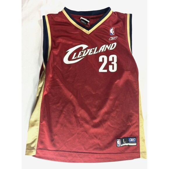 Reebok Lebron James Cleveland Cavalier’s #23 Youth Large (14-16) Jersey - Picture 1 of 8